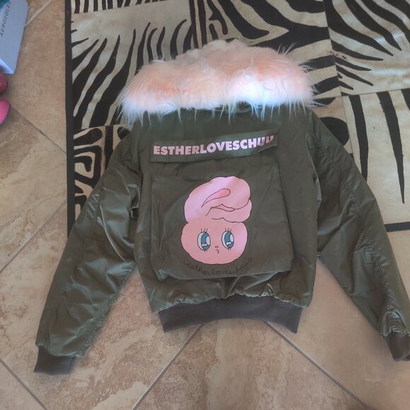 Lazy Oaf Esther Loves Chuu XEsther Bunny jacket OS New